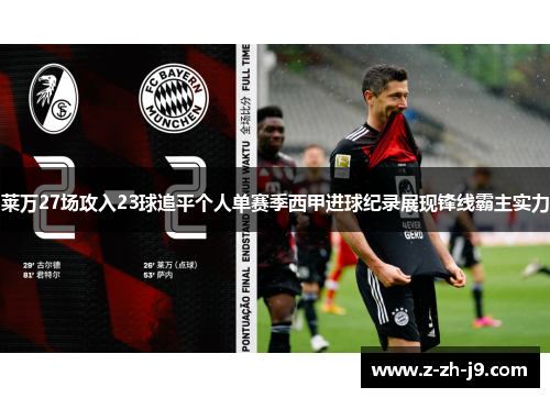 莱万27场攻入23球追平个人单赛季西甲进球纪录展现锋线霸主实力
